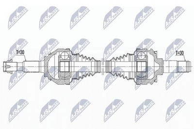 Original NTY Antriebswelle NPW-TY-182 für Lexus