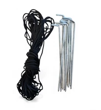 Cobizi Pop Up Canopy Stakes (12) and Guy Ropes (6) Only NWOT