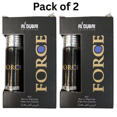 Al dubai Force fragrance attar for unisex for daily use non alcoholic 6ml 2 pack