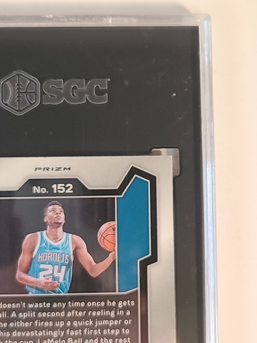 Brandon Miller 2023-24 Panini Prizm Orange Ice Prizm Rookie #152 SGC 9 - Picture 10 of 10
