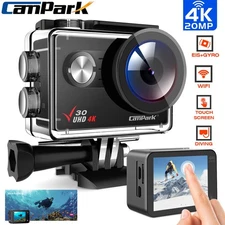Campark Touch Screen 4K/30FPS 20MP Action Camera EIS Waterproof Sports Camera US
