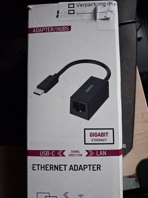 Hama Ethernet Adapter Neu mit Originalverpackung