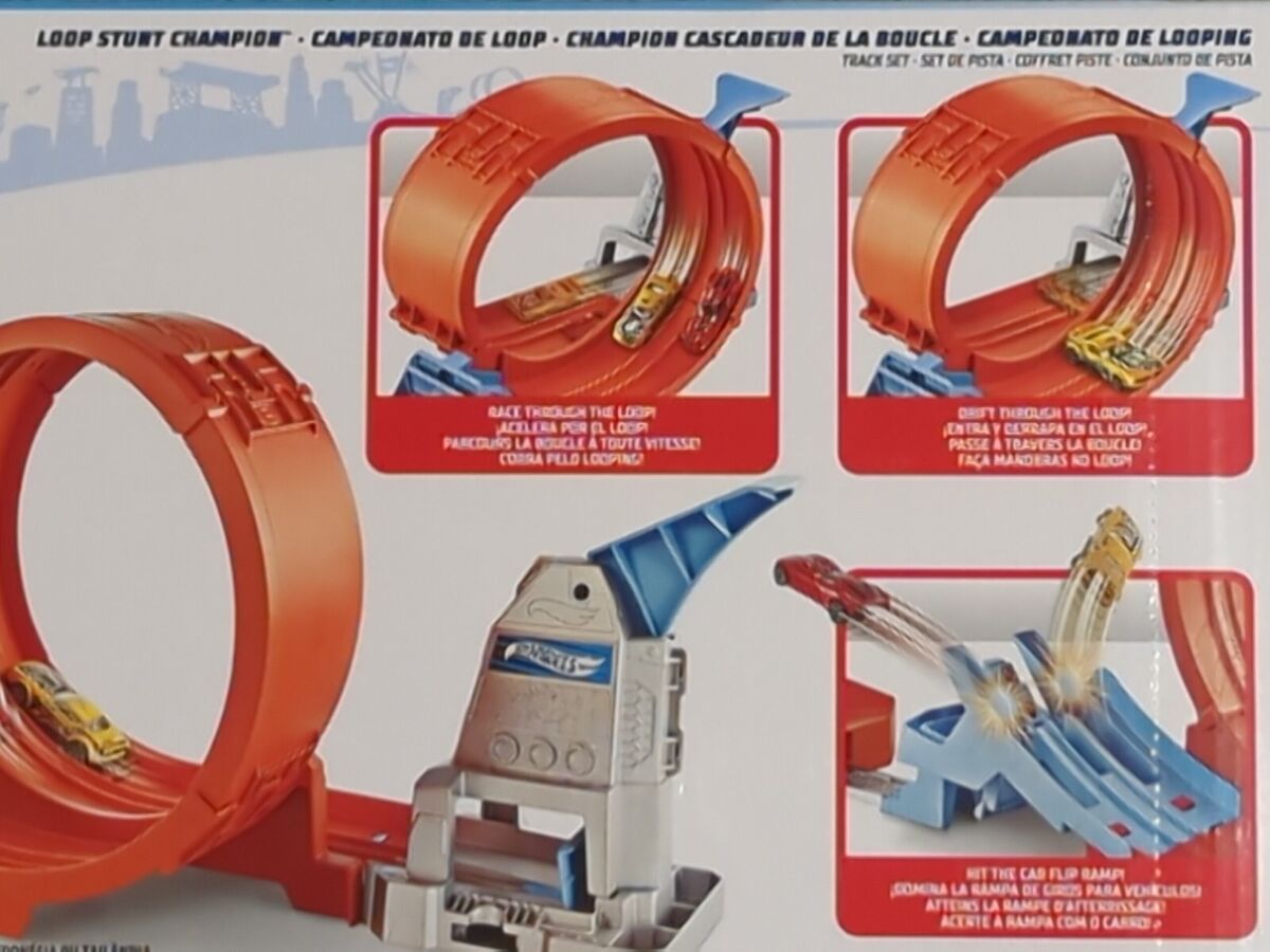 Hot Wheels Pista Campeonato De Looping - Mattel Gtv13 - Pistas de