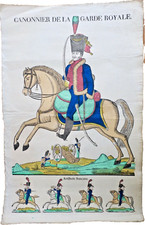 Kanonier Der Garde Royal 43,5 X 66 CM Aquarelle