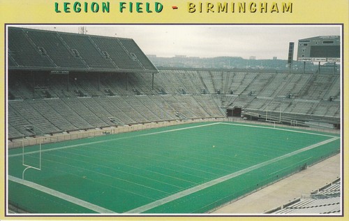 Limited Ed. Legion Field Football Stadium Postcard - USFL Birmingham Stallions