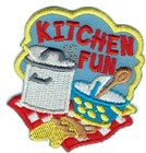 Boy Girl Cub Cooking KITCHEN FUN Baking Fun Patches Badges Crests GUIDES SCOUTS