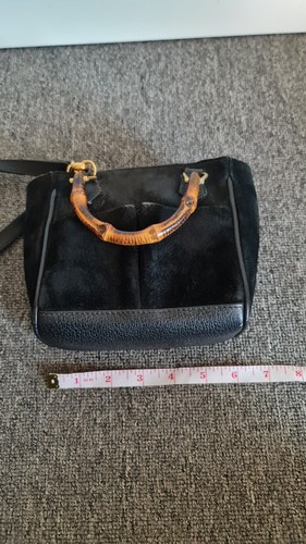 Authentic Gucci Black Suede Mini Bag - Picture 19 of 24
