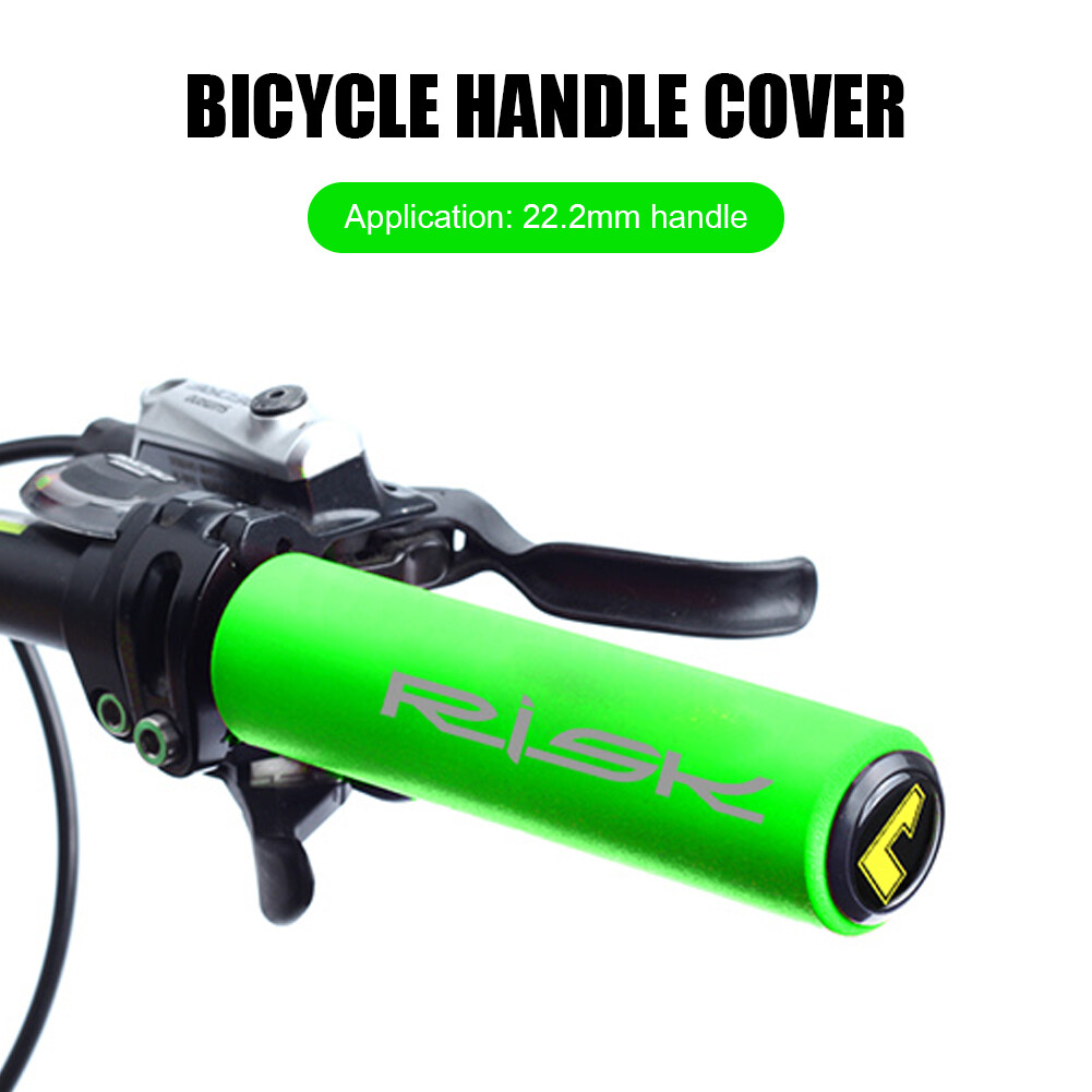 RISK 1 Pair Bicycle Handlebar Cover Non Slip Bike Handle End Grips