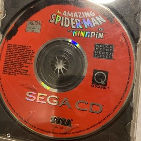 Amazing Spider-Man vs. The Kingpin (Sega CD, 1993) Disc ONLY