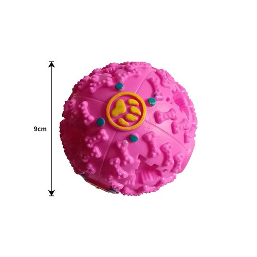 Pet Dog Ball Tough Treat Sound Activity Training Squeaky Chew Toy FT - Picture 16 of 22