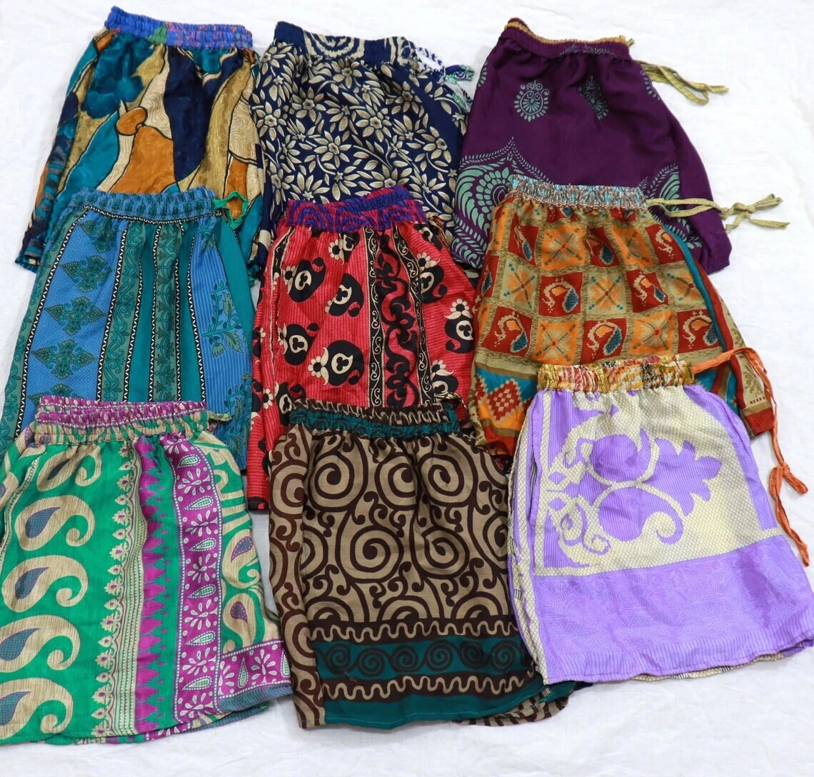 Pantaloncini Pigiama Donna A Quadri Y2K | Vita Alta Gamba Larga In Cotone | Boxer Estivi Comodi Per Dormire O Relax - 3