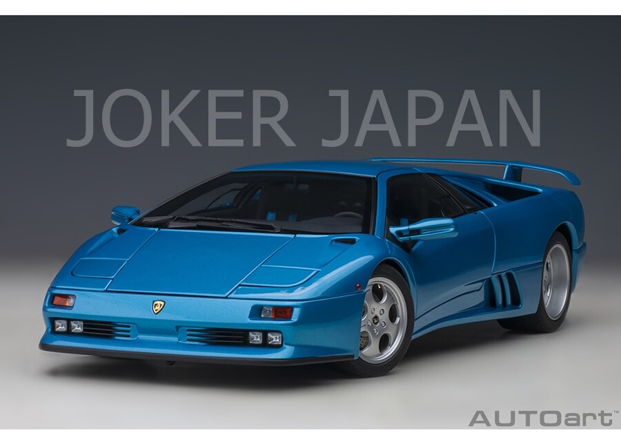オートアートLamborghiniDiabloミニカー AUTOart Lamborghini Diablo SE 30th Anniversary Edition (Blu Sirena