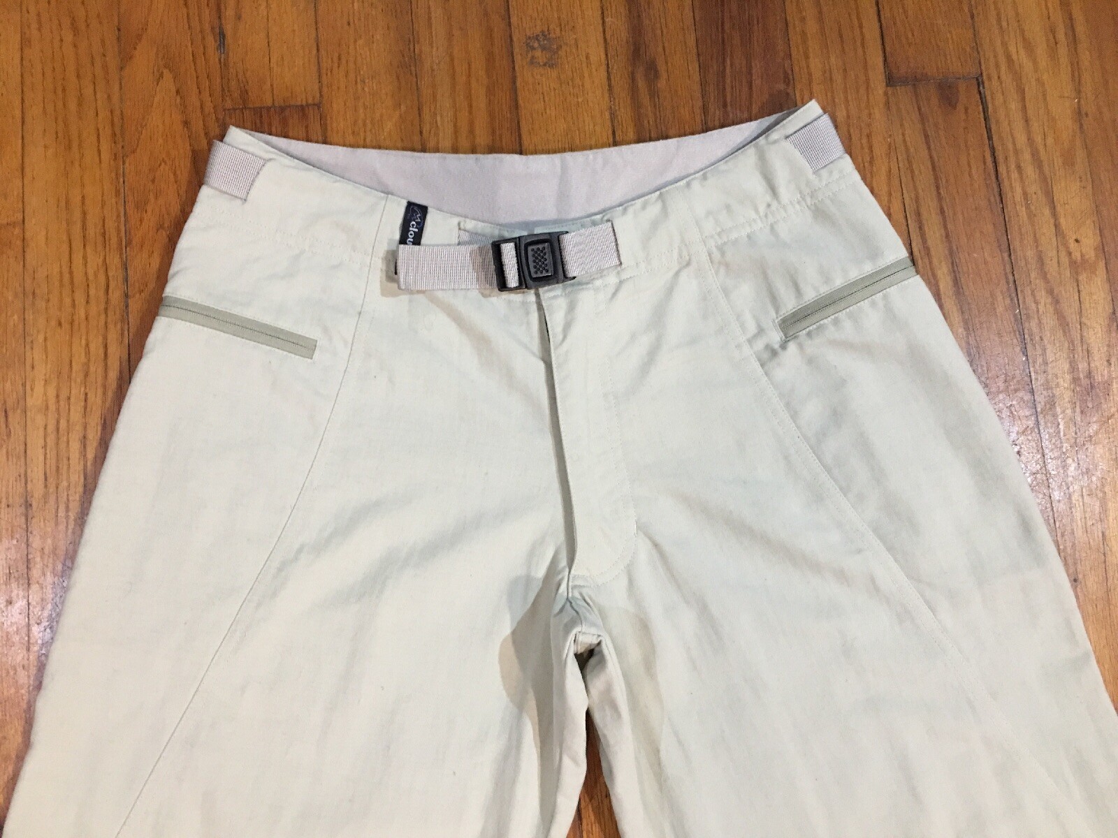 Cloudveil Women's Soft Shell Beige Outdoor Casual Pants Actual Size 28W