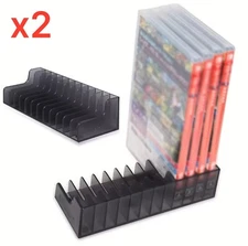 Nintendo Switch Game Case Holder - Fits up to 24 Games Organizer Sorter Display
