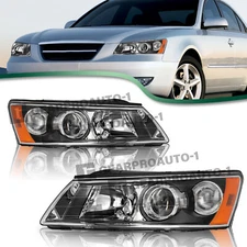 For 2006 2007 2008 Hyundai Sonata Halogen Headlights Left+Right Pair Replacement