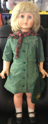 Vintage Play Doll Life Size Pal Companion  36”Allied Eastern Girl Scout - Picture 1 of 8