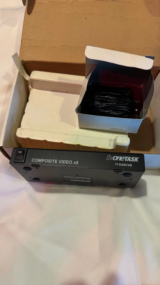 TV One Task 1T-DA8CVB 1x8 Composite Video Distribution Amplifier - Image 3 of 4