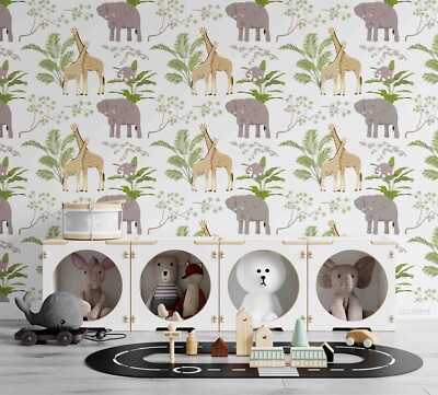 3D Animal Plant Pattern Wallpaper Wall Murals Removable Wallpaper