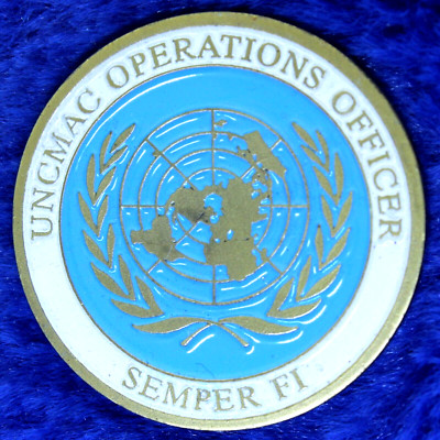 USMC UNCMAC Operations Office United Nations Challenge Coin PT-18