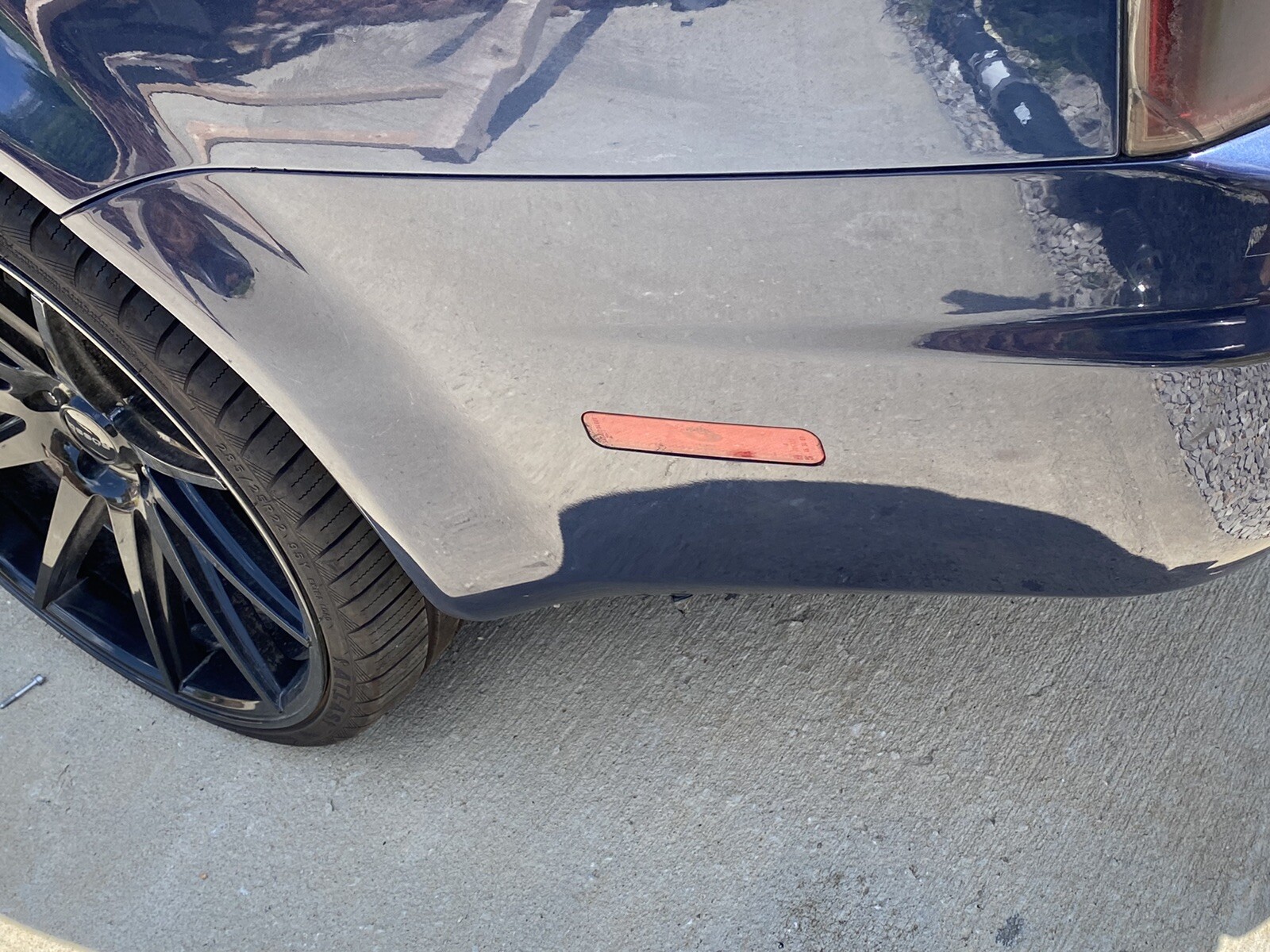 M139 MASERATI 03-08 QUATTROPORTE REAR BUMPER COVER WITH PARKING SENS COMPLETE