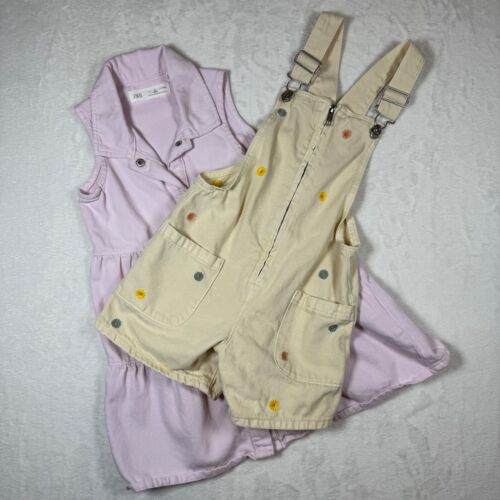 Zara Kids Jeanskleid/Pullover Kleinkind Mädchen Paket 2 Größe: 5 Jahre alt guter Zustand