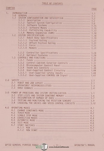 General Electric GP132, Manual de Operaciones y Especificaciones de Programación - Imagen 3 de 8
