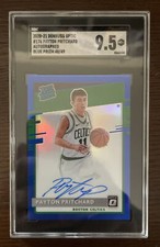 2020-21 Donruss Optic Payton Pritchard Rated Rookie Auto Blue Prizm /49 SCG 9.5