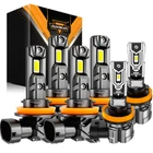 AUXBEAM For Toyota Tacoma 2016-2023 LED Headlight High Low Beam Fog Light Bulbs