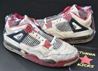 ORIGINAL 1989 Nike Air Jordan 4 FIRE RED size 8 RARE unc bred metallic bin union