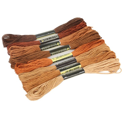 8pcs 7.5m Thread Cross Stitch High Toughness Long Cross Stitch Thread Floss Soft - Picture 11 of 16
