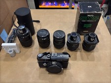 Fujica GL690 FULL KIT with lenses from 50mm f5.6 to 180mm f5.6  neck strap