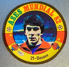 Soccer Sticker Card #21 DASAEV Ases Mundiales Mundial 1982 Futbol Reyauca