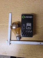 Lindner Dekolux GlÜHlampe Kuppenverspiegelt Gold Kopfspiegel E27 100W Dimmbar