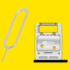 Single SIM Card Tray Holder Replacement f Samsung Galaxy Tab S7 FE 5G 12.4 T738U