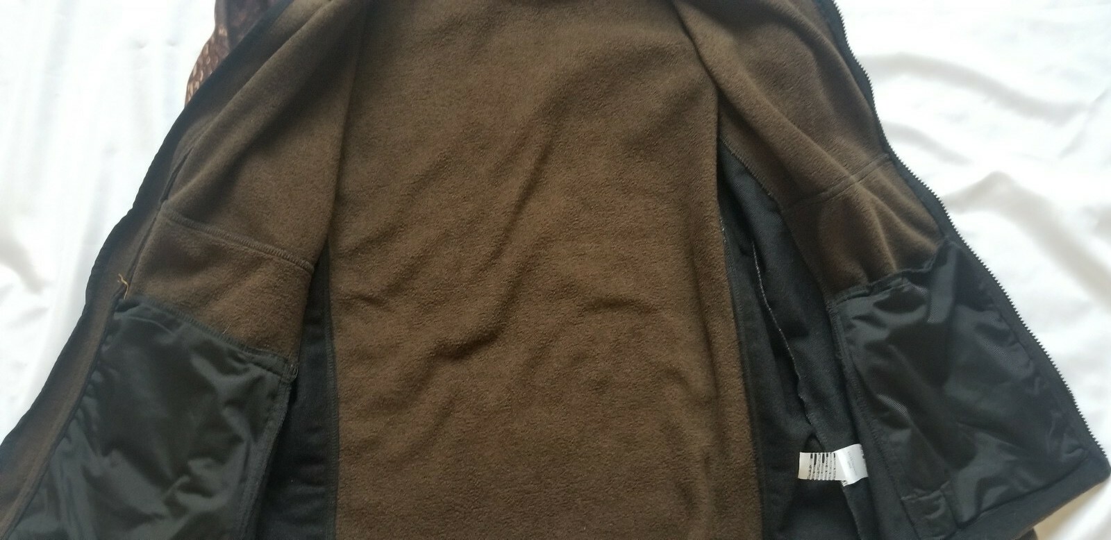  MEN'S ELEMENT GEAR Camo Light Hunting Jacket Size Large Oak Leaf Tree Full Zip