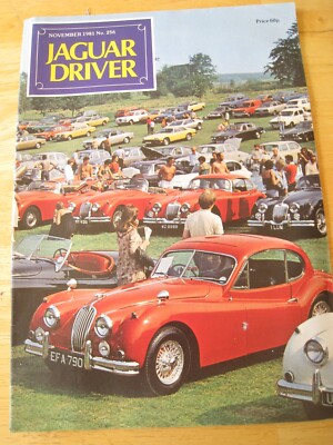 JAGUAR DRIVER MAGAZINE NOV 1981 S-TYPE E-TYPE NEWS XJ XK LILFORD HALL