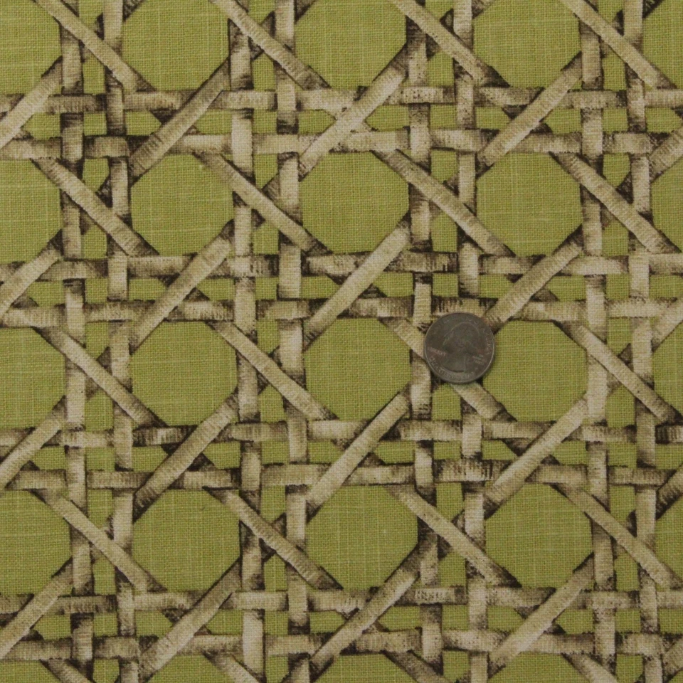 TELA DE LINO MULTIUSO VERDE OLIVA CELOSÍA MADERA TEJIDA BRAEMORE POR YARDA 54"W Foto 2 de 4