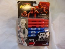 NERF DARTS DART REFILL STAR WARS THE FORCE AWAKENS 18X NEW ON CARD DISNEY