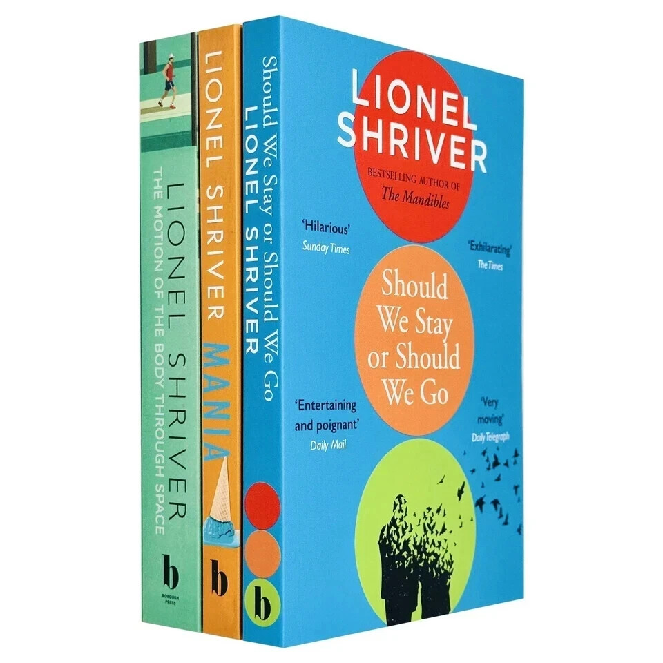Lionel Shriver 3 Books Collection Set The Motion of the Body Through Space NEW