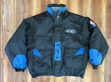 Vintage Orlando Magic Jacket Men Medium Pro Player NBA Reversible 90s Blue XXL