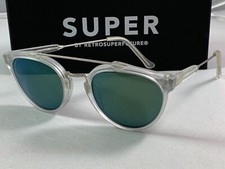 Retrosuperfuture Giaguaro Crystal Petrol HS9 51mm Sunglasses NIB