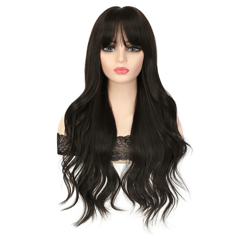 Shoulder Length Synthetic Curly Hair Extensions Easy to Wear Hairpiece
