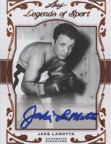 2010 Razor Sport Icons Jake LaMotta World Champion Boxer Cut