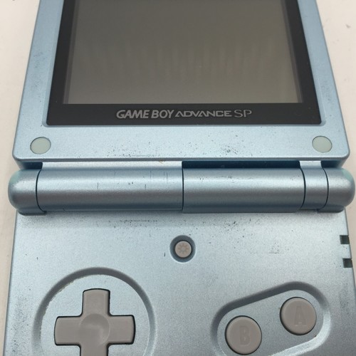 【Good】Nintendo GameBoy Advance SP Blue Console + Box Charger Manual #Ret0517/03 - Picture 5 of 22