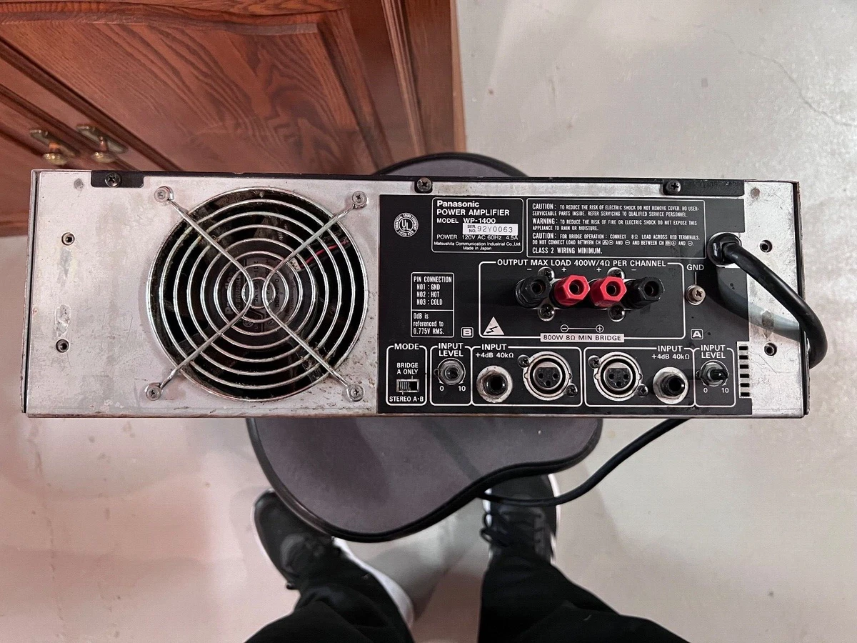 ②Panasonic パナソニック WP-1400B パワーアンプ ②Panasonic パナソニック WP-1400B パワーアンプ(Panasonic