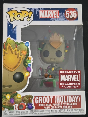 Funko Pop! Vinyl: Marvel - Groot (Holiday) Exclusive Marvel Collectors Corps NIB
