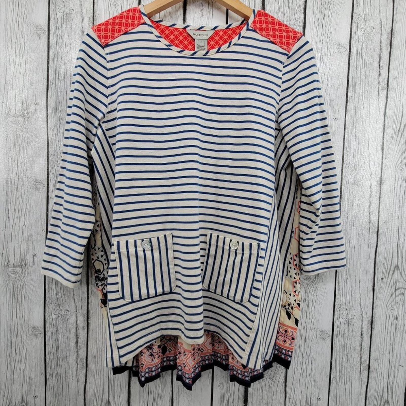 Multiples Multi Patterned Pocket Top S - image 1