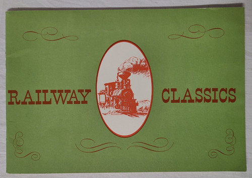 Vintage 1960s RR Railway Classics Christmas Card Catalog Booklet 27 Lithographs