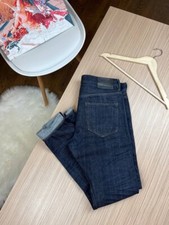 Allsaints Jeans Black Denim Japanese Style Pants Mens Size M