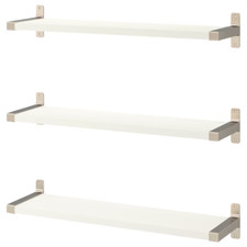 3x New IKEA Wall Shelf  Display Bookcase Rack & Shelving Storage Unit 80x20 cm